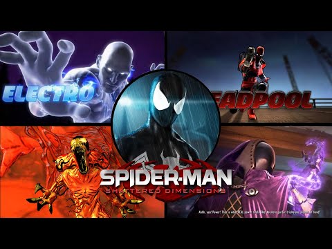 Spiderman: Shatterred Dimensions (Black Suit Spiderman) All Bosses