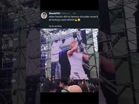 fanboys reaction to Hanbin's famous shoulder move #hanbin #bi #ikon