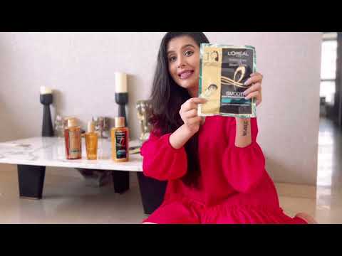 Hair spa at home in just 5 mins… | L’Oréal Paris extraordinary oil steam mask |