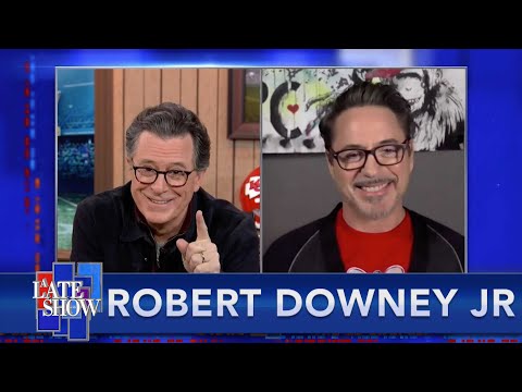 "我要以科爾伯特的身份去達沃斯"--小羅伯特-唐尼談他對足跡聯盟的計劃。 ("I'm Going To Davos As Colbert" - Robert Downey Jr. On His Plans For The Footprint Coalition)