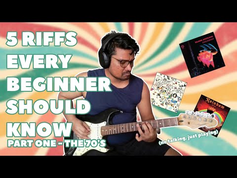 5 EPIC RIFFS From The 70's!