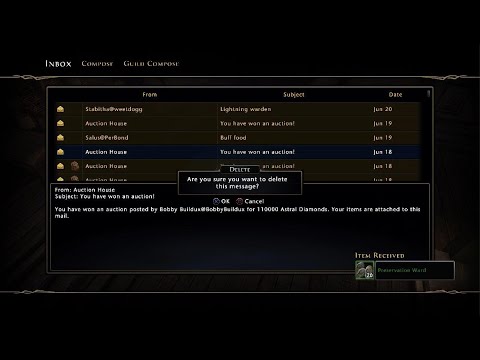 Neverwinter 200x Auction House Purchases (with explanations)