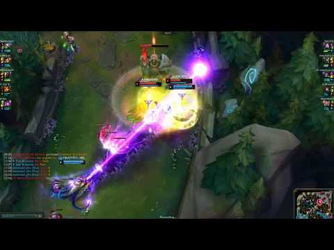 Leona Velkoz combo at bot lane