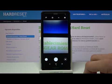 Cómo restaurar la configuración de cámara en RUGGEAR RG655 - restablecer ajustes