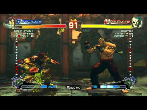 GoldenToy0821 (Hawk) vs scrubydan (Sagat) - SSF4 Arcade Edition Xbox Live Ranked Match