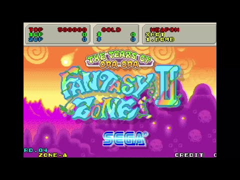 Fantasy Zone II: The Tears of Opa-Opa (Arcade) - Longplay