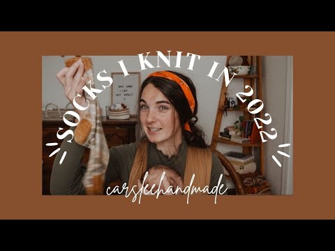 All the socks I knit in 2022 // knitting podcast