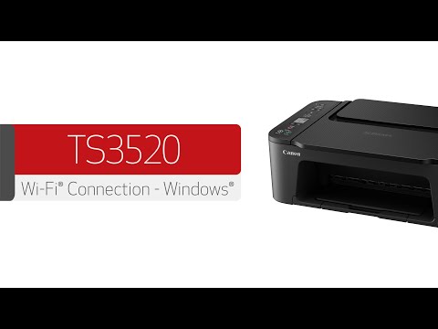 Thumbnail for Canon PIXMA TS3520 Wi-Fi Connection - Windows