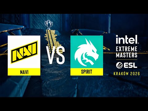 NAVI vs. Spirit - IEM Kraków 2026 - Group A