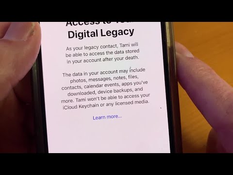 What the Tech?  Apple legacy contacts