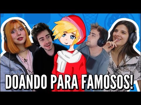 JOVENS REAGEM A GOULARTE - DOANDO PARA STREAMERS FAMOSOS...