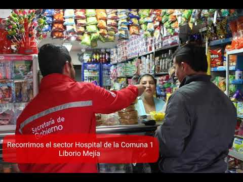 Recorrido de seguridad en la Comuna Liborio Mejía