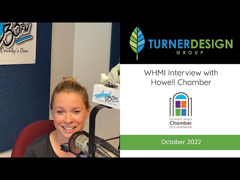 Howell Chamber Interview on WHMI Livingston County, MI | Turner Design Group Landscaping 10.2022