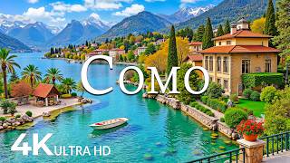 FLYING OVER COMO (4K UHD) – Soothing Music Along With Beautiful Nature
