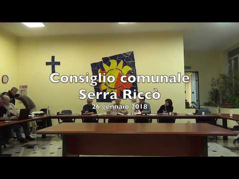 Serra Riccò (GE) - Consiglio Comunale del 26 gennaio 2018