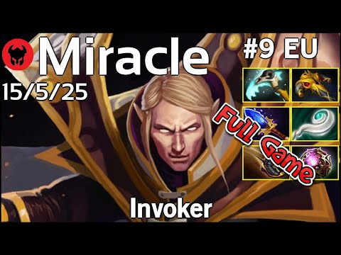 Miracle [Liquid] plays Invoker!!! Dota 2 Full Game 7.21