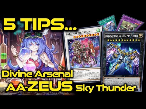Yugioh 5 Tips about Playing or Facing Divine Arsenal AA-Zeus Sky Thunder
