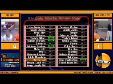 S@LT #41   HMP & MR vs Mk II & CtrlAltDefeat   Winners Qtr Finals   Melee Doubles