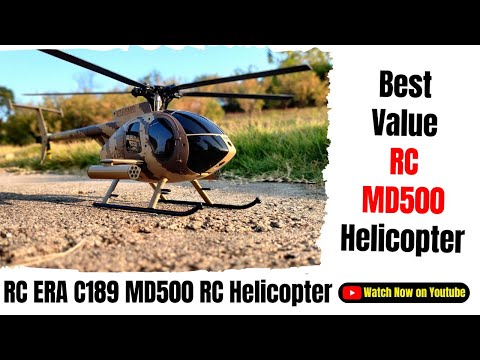 RC ERA C189 MD500 4CH Scale RC Helicopter Complete Flight Review