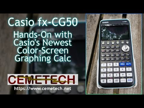 Casio FX-CG50 skaičiuotuvas Kišenė Grafikų skaičiuotuvas Juoda
