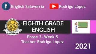 8th Grade ENGLISH Fase 3 Semana 5