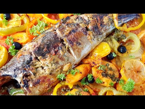 RECEITA  DO PEIXE CARAPAU ASSADO COM LEGUMES  MAIS DELÍCIOSO DO MUNDO  SUPREENDE FAMILIA