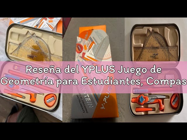 Vídeo relacionado con 7 Piezas Set de Geometría Compases Matemáticas,Juego de Geometría para Estudiantes,Compas Transportadora de Matemáticas con Regla,para útiles Escolares y Escolares