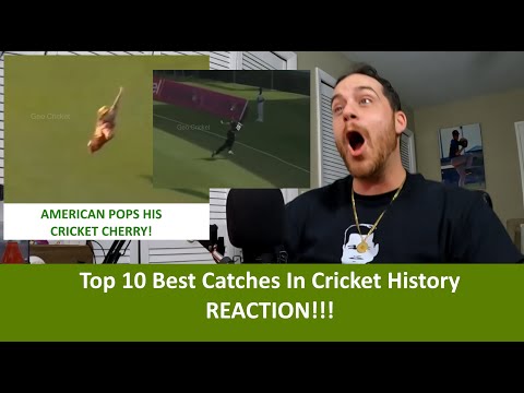 American Reacts Top 10 Best Catches in Cricket History REACTION
