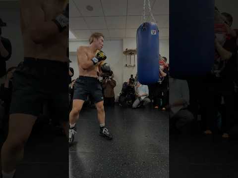 【際立つ汗と筋肉】井上尚弥が公開練習で中谷陣営が刺激！？「包み隠さず全部やりました」中谷潤人戦へ公開練習 #shorts