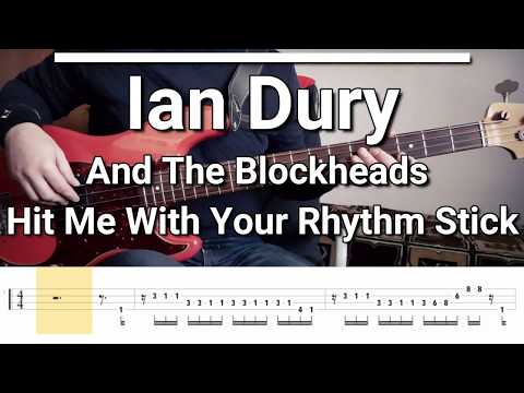 Ian Dury And The Blockheads - Hit Me With Your Rhythm Stick (Bass Cover) TABS
