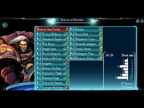 Th-Meme Deck 37: Reductio ad Absurdum (Saul Tarvitz) - Horus Heresy Legions