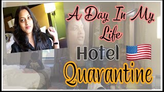 My First Day In USA || Self Quarantine || Extended Stay America Hotel ||