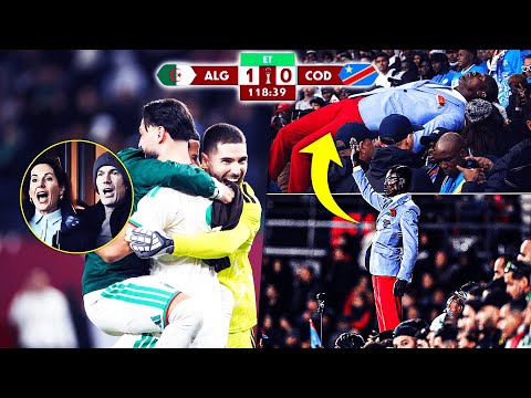 LES FOLLES IMAGES DE ZIDANE ET DU SOSIE DE LUMUMDA... ALGÉRIE 1-0 RD CONGO : BOULBINA ! (bonus)