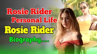 Rosie Rider Personal Life | Biography & Lifestyle
