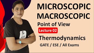 Macroscopic & Microscopic Point of view | Microscopic and Macroscopic Approach in Thermodynamics