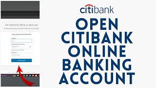 How to Open Citi Bank Online Banking Account | Citibank Sign Up