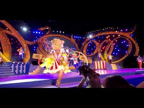 LED Cyr Wheel at Cedar Point Celebration Show 2022