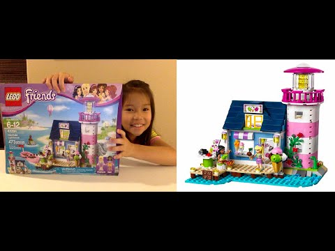 LEGO FRIENDS #41094  HEARTLAKE LIGHTHOUSE - Unboxing, Time Lapse Build & Review