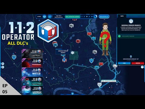 Missing Person Search in 112 Operator: All the DLC's! Career Ep05