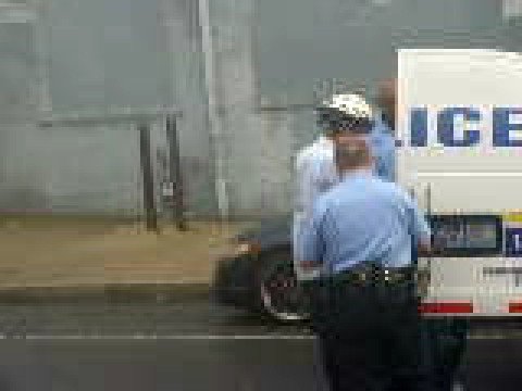 The Katie and Renee show! Guy gets arrested