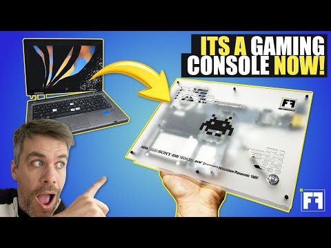 I TRANSFORMED a BROKEN HP LAPTOP into a RETRO GAMING CONSOLE