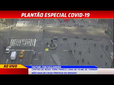 CENTRO DE NOVA YORK PARECE CENA DE FILME DE TERROR: NÃO SAIA DE CASA! PROTEJA OS IDOSOS!