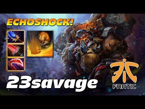 23savage Earthshaker ECHOSHOCK - Dota 2 Pro Gameplay