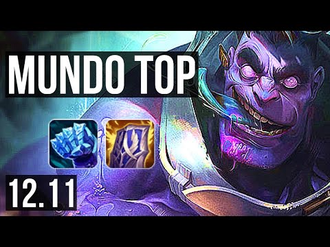 DR. MUNDO vs VAYNE (TOP) | 6/0/6, 300+ games, Dominating, Rank 11 Mundo | KR Grandmaster | 12.11