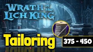 Tailoring Profession Leveling Guide in WOTLK Classic