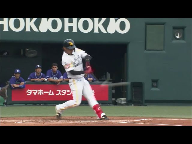 【ファーム】ホークス・今宮 先頭打者ホームランで幸先よく先制!! 2019/7/17 H-D(ファーム)