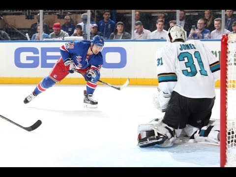 San Jose Sharks vs New York Rangers - October 23, 2017 | Game Highlights | NHL 2017/18