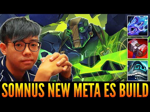 SOMNUS Is Having An Easy Game With Earth Spirit And Deciding To Try Some New Meta Build - Dota 2