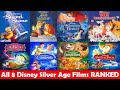 All 8 Disney Silver Age Animated Films RANKED WORST To BEST