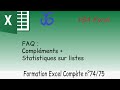 Liste à choix multiple - Statistiques